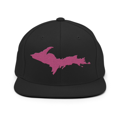 Upper Peninsula Vintage Snapback | Apple Blossom Pink