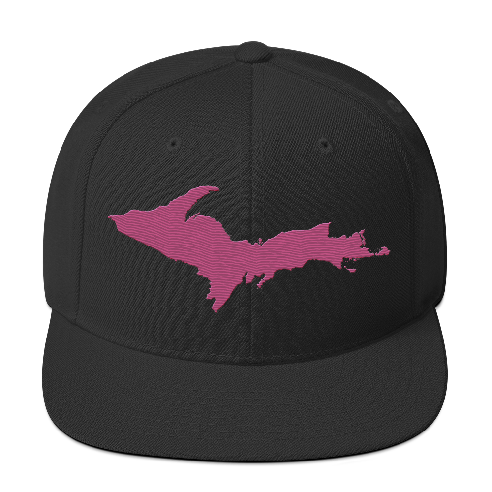 Upper Peninsula Vintage Snapback | Apple Blossom Pink