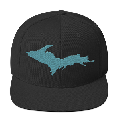 Upper Peninsula Vintage Snapback | Huron Blue