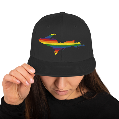 Upper Peninsula Vintage Snapback | Rainbow Pride Edition