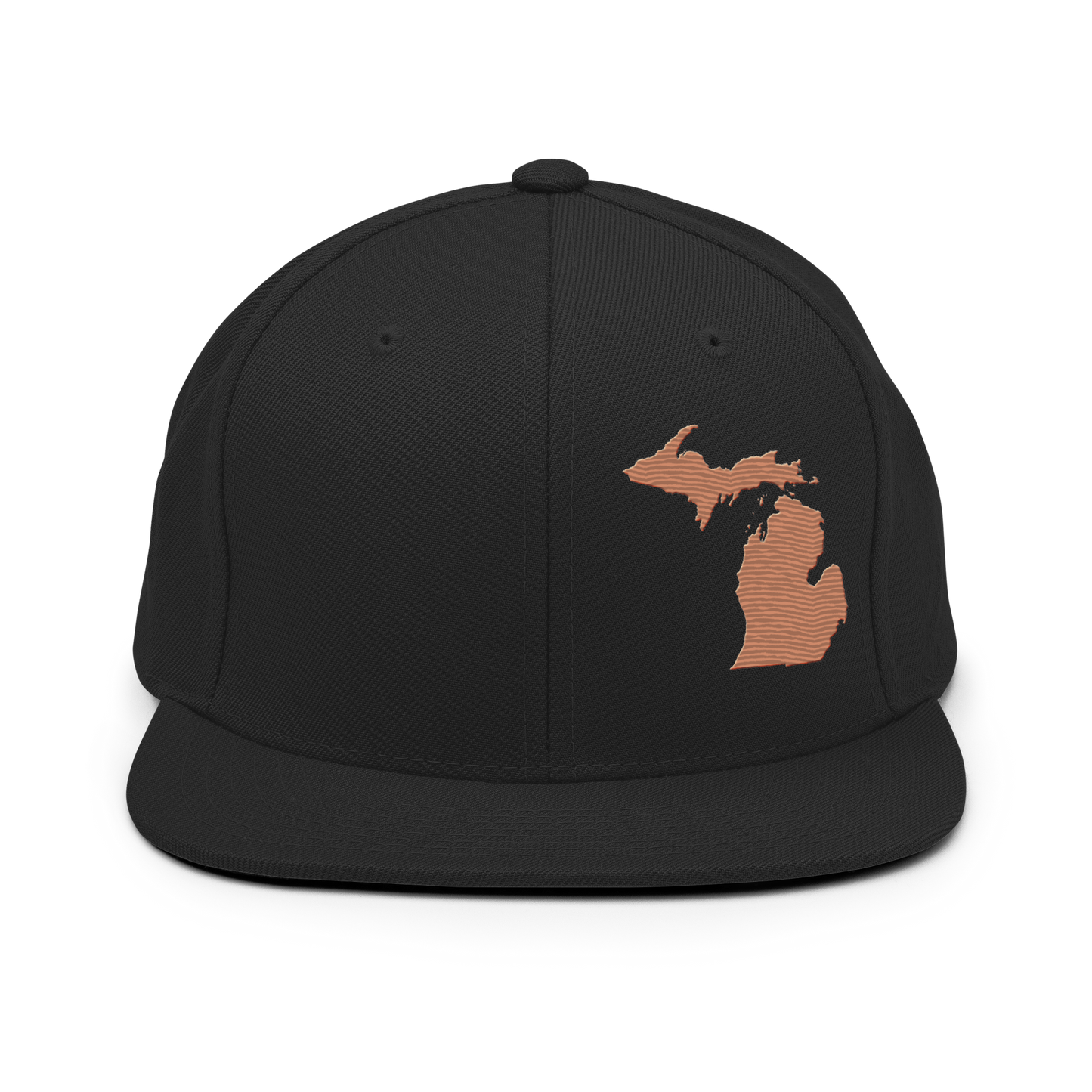 Michigan Vintage Snapback | Copper Outline