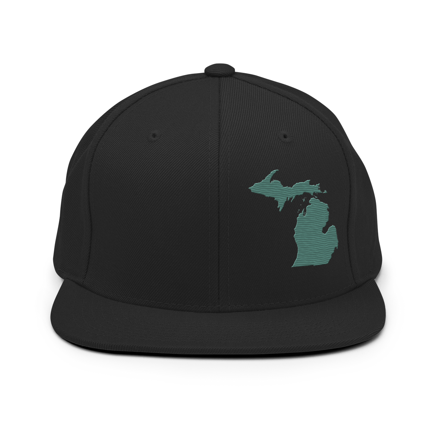 Michigan Vintage Snapback | Copper Green Outline