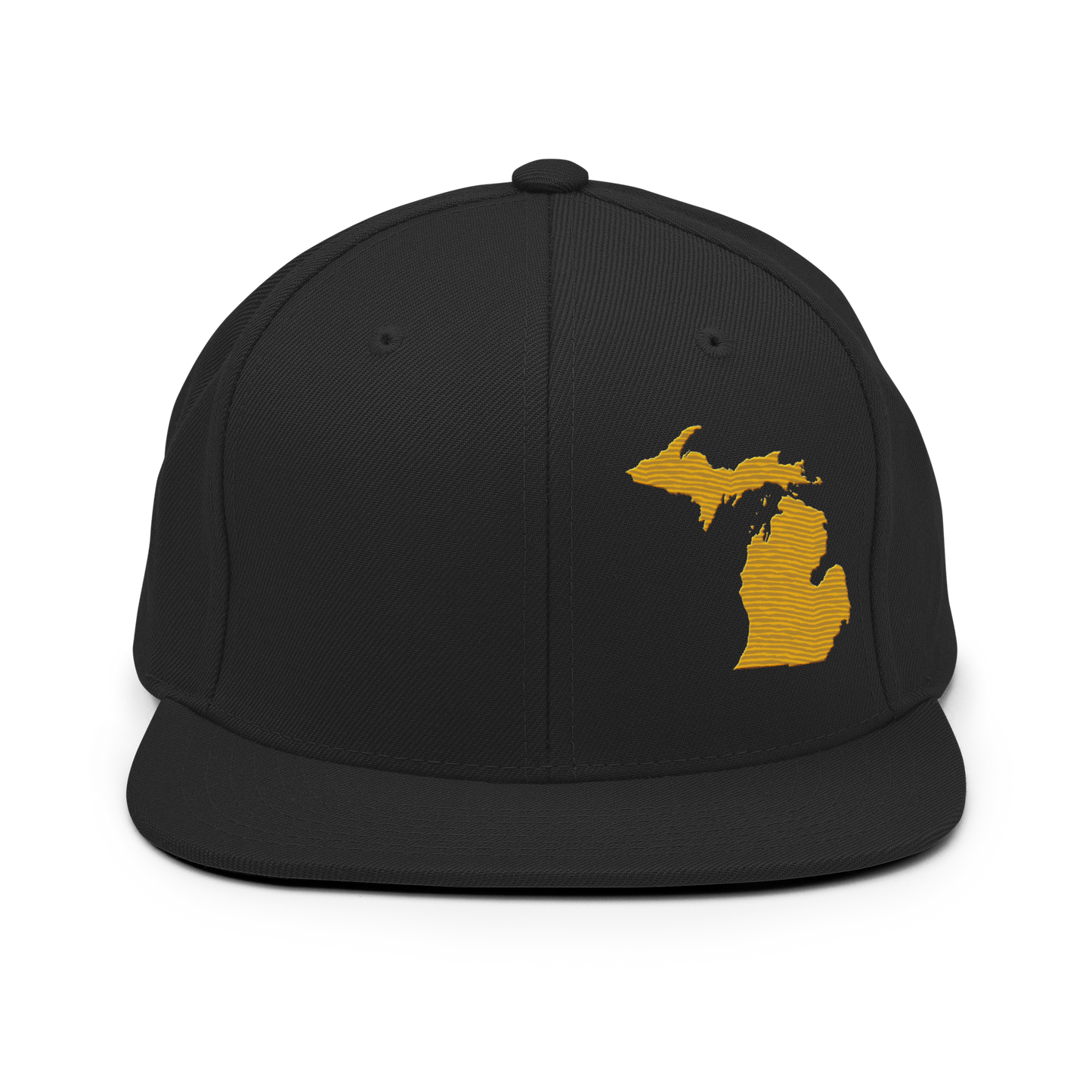 Michigan Vintage Snapback | Gold Outline