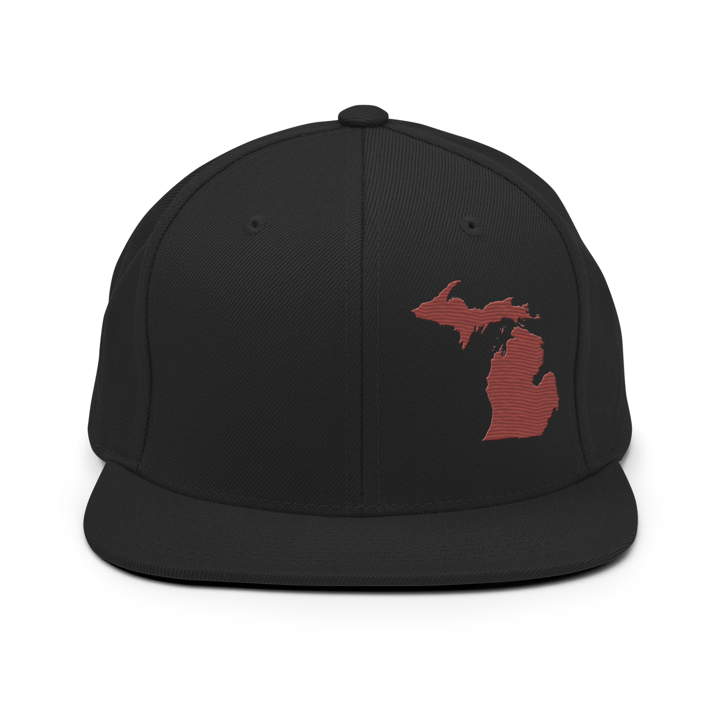 Michigan Vintage Snapback | Ore Dock Red Outline