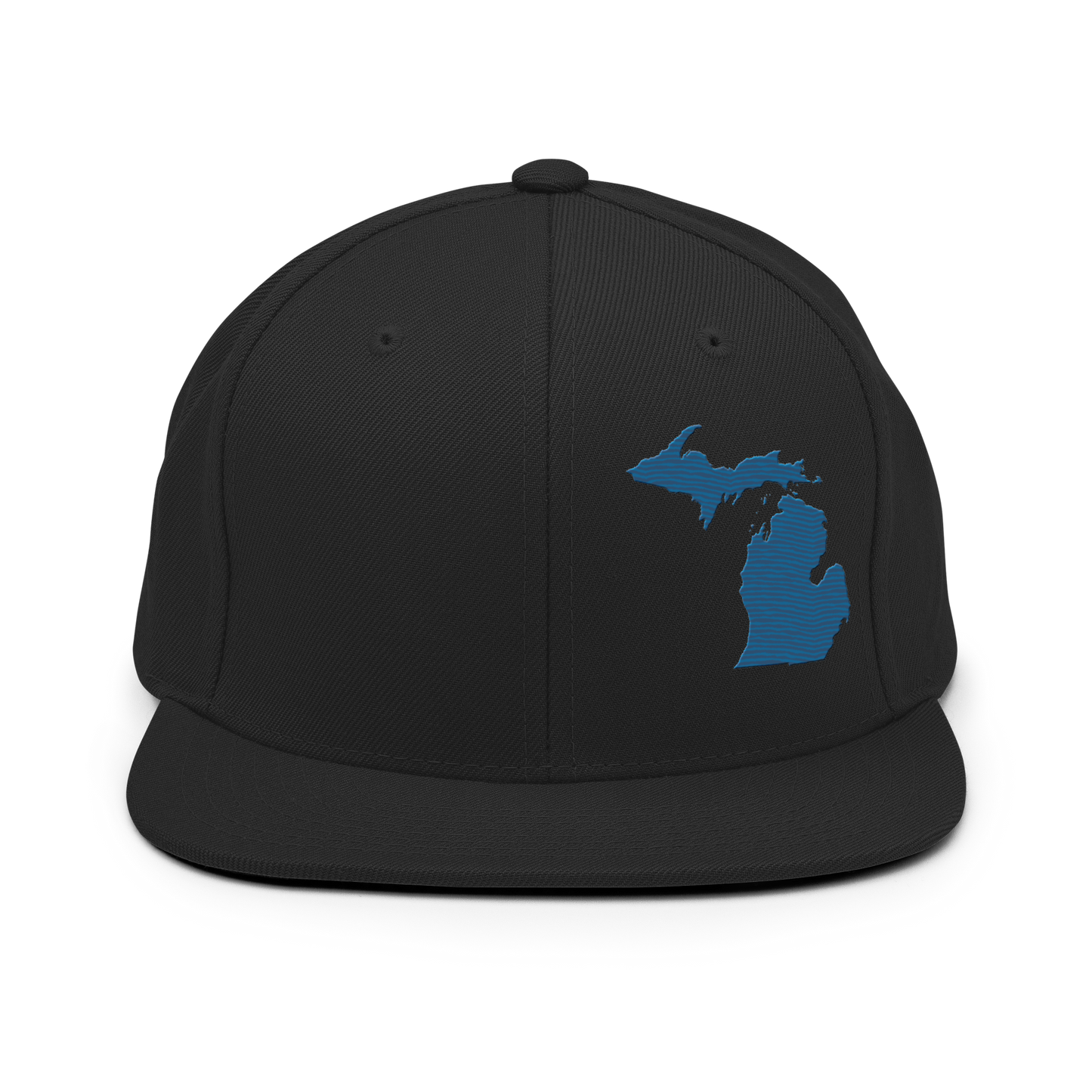 Michigan Vintage Snapback | Blueberry Outline