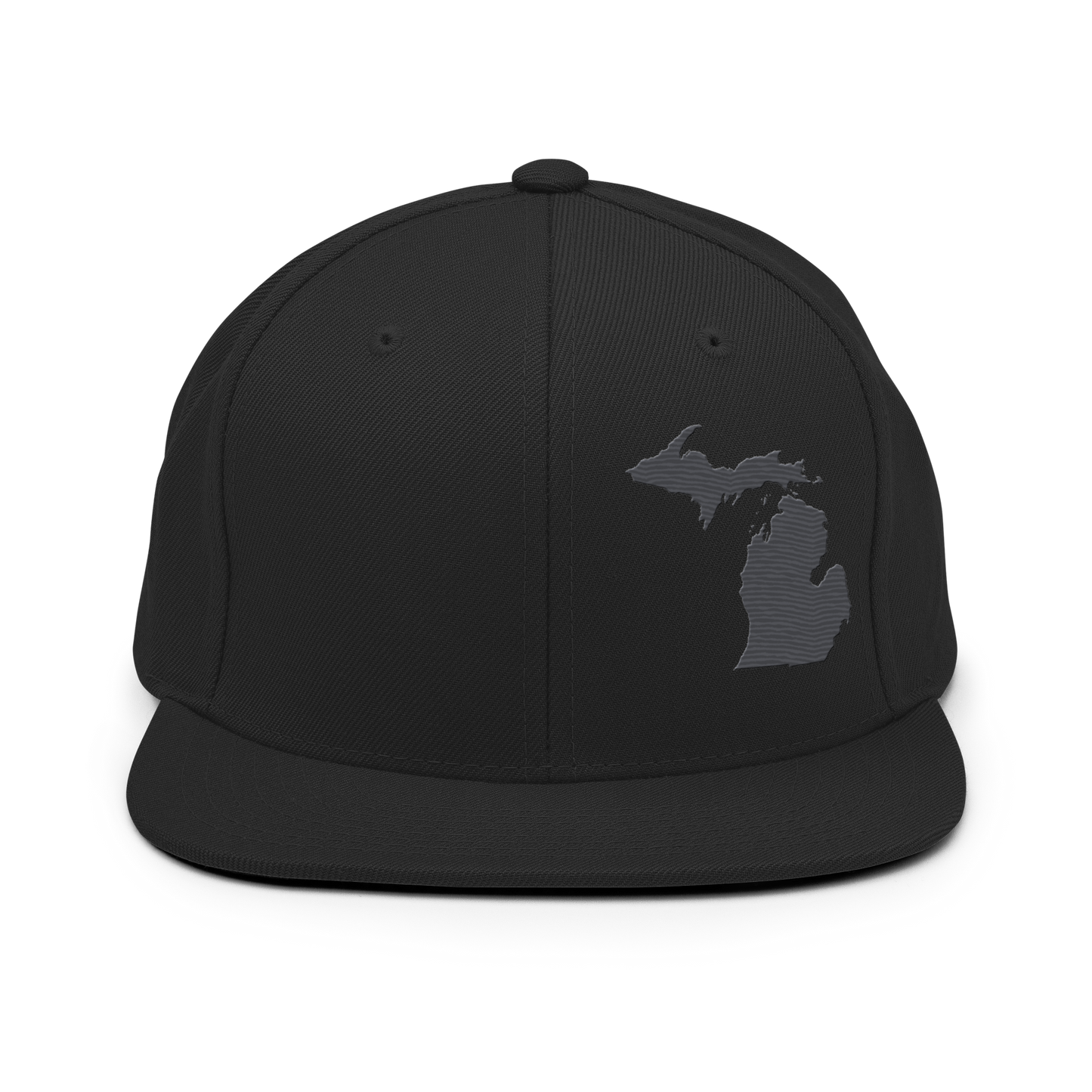 Michigan Vintage Snapback | Iron Ore Grey Outline