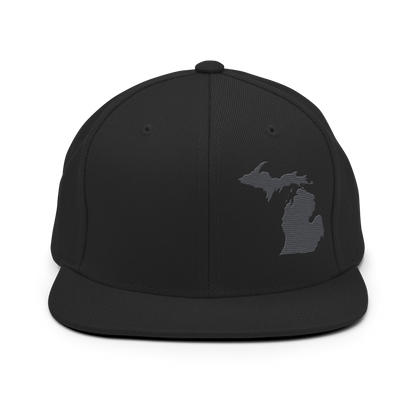 Michigan Vintage Snapback | Iron Ore Grey Outline