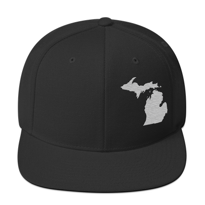 Michigan Vintage Snapback | Platinum Outline