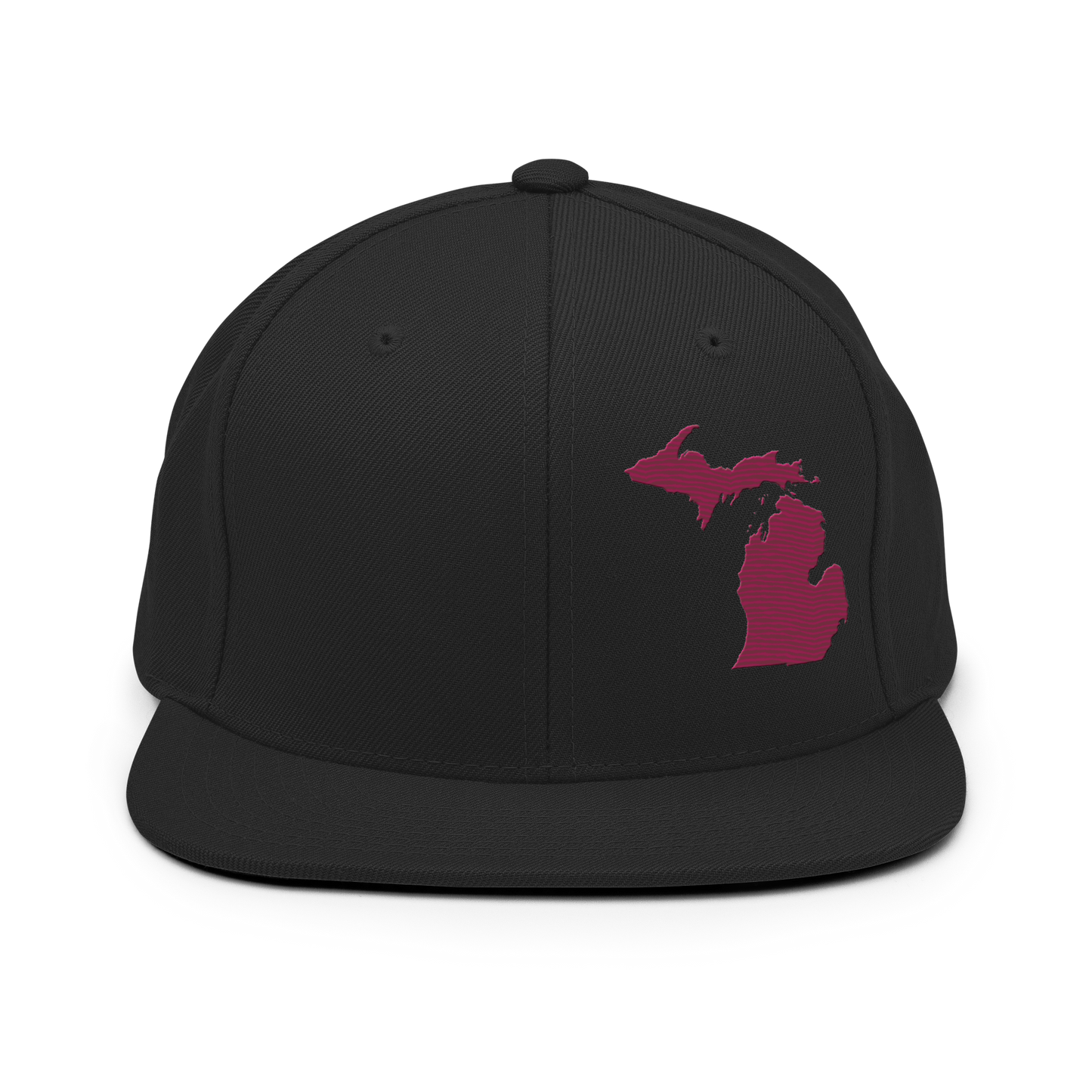 Michigan Vintage Snapback | Ruby Red Outline