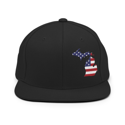 Michigan Vintage Snapback | Patriotic Outline