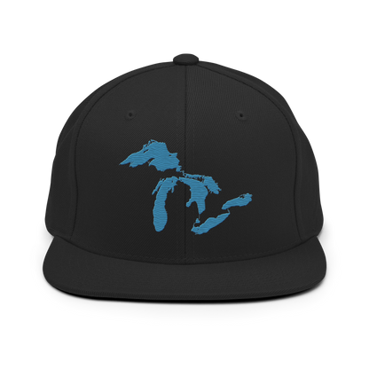 Great Lakes Vintage Snapback | Traverse Blue