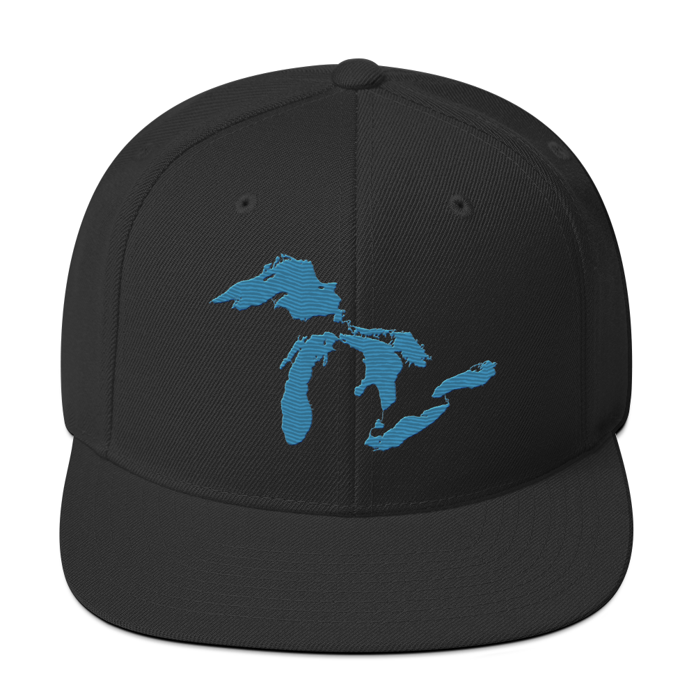 Great Lakes Vintage Snapback | Traverse Blue