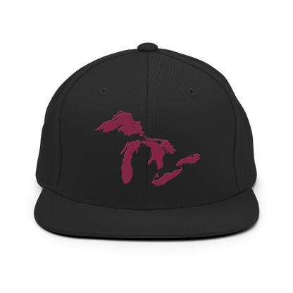 Great Lakes Vintage Snapback | Ruby Red