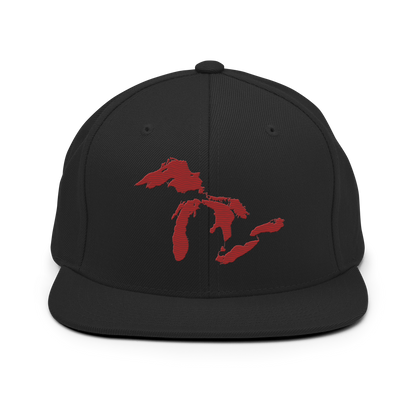 Great Lakes Vintage Snapback | Thimbleberry Red