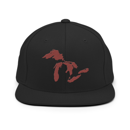 Great Lakes Vintage Snapback | Ore Dock Red