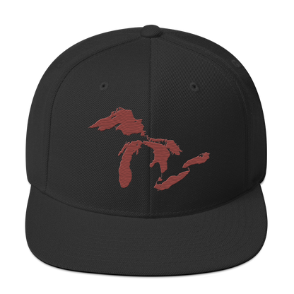 Great Lakes Vintage Snapback | Ore Dock Red