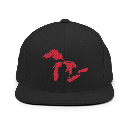 Great Lakes Vintage Snapback | Lighthouse Red