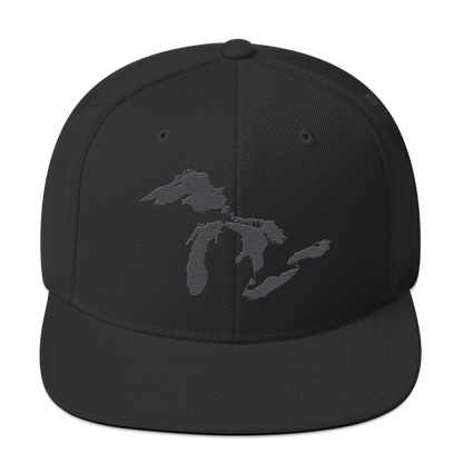 Great Lakes Vintage Snapback | Iron Ore Grey