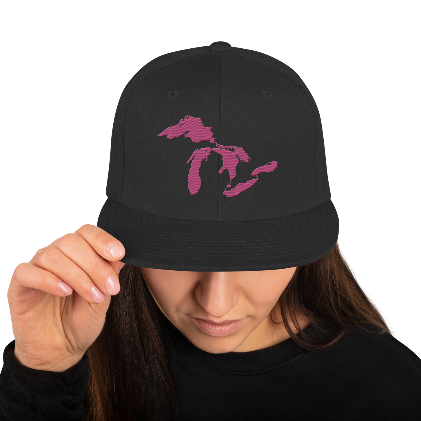 Great Lakes Vintage Snapback | Apple Blossom Pink