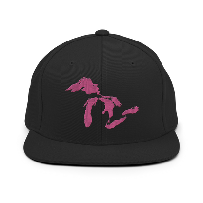 Great Lakes Vintage Snapback | Apple Blossom Pink