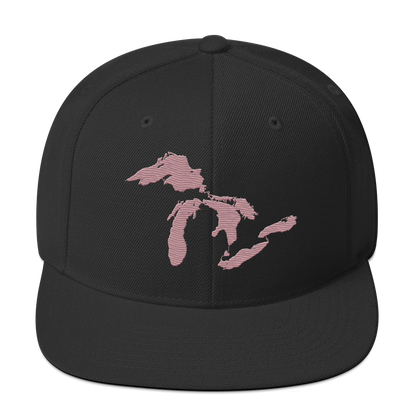 Great Lakes Vintage Snapback | Cherry Blossom Pink