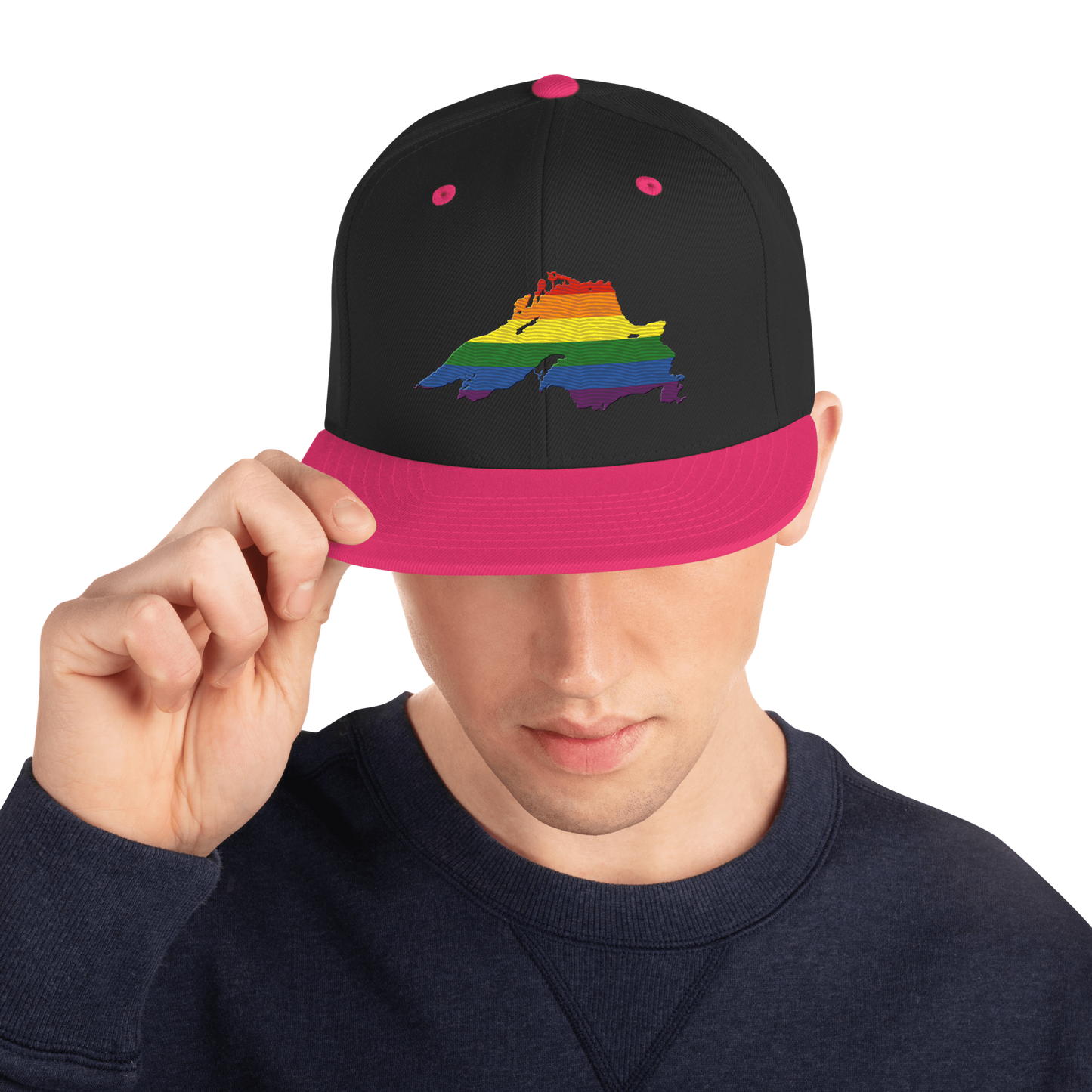 Lake Superior Vintage Snapback | Rainbow Pride Edition