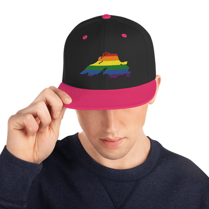 Lake Superior Vintage Snapback | Rainbow Pride Edition