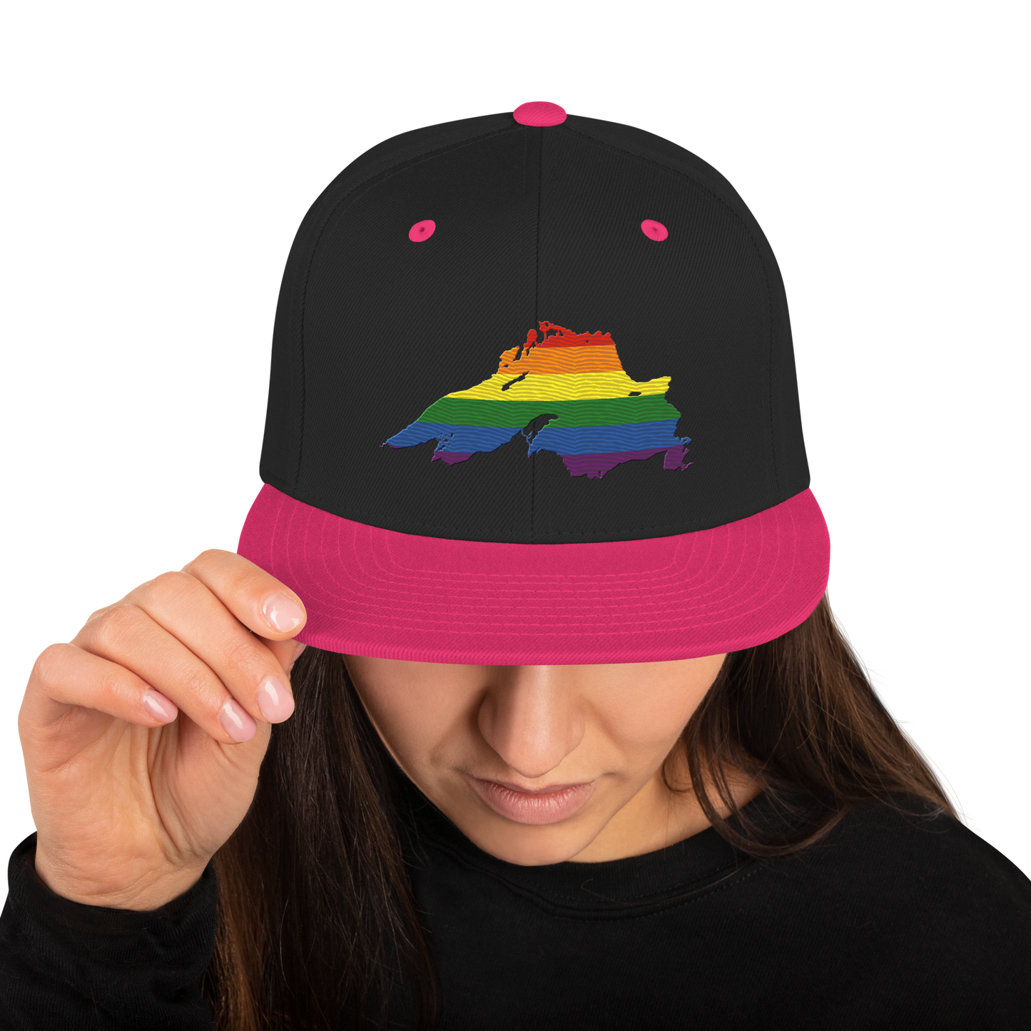 Lake Superior Vintage Snapback | Rainbow Pride Edition