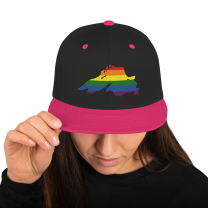 Lake Superior Vintage Snapback | Rainbow Pride Edition