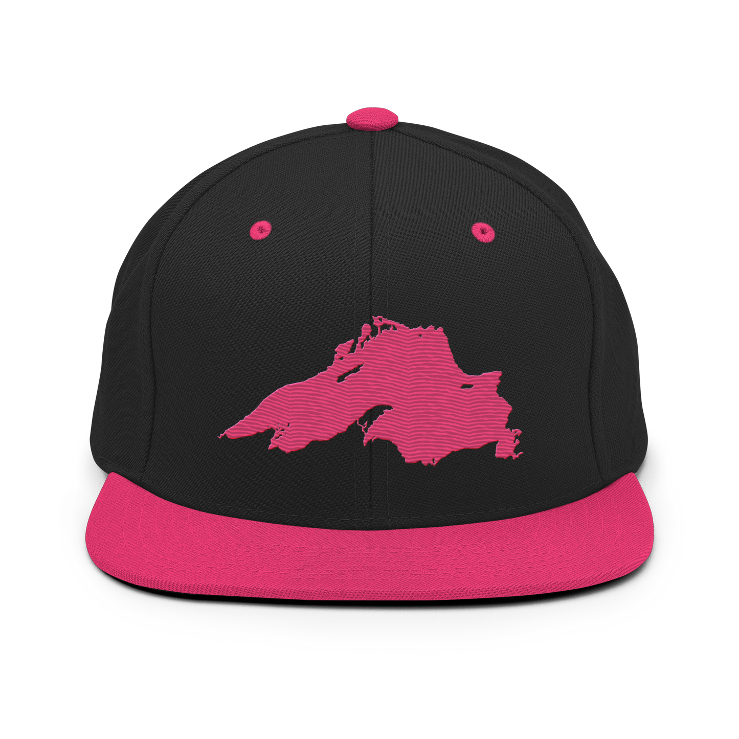 Lake Superior Vintage Snapback | Neon Pink