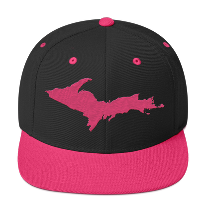 Upper Peninsula Vintage Snapback | Neon Pink