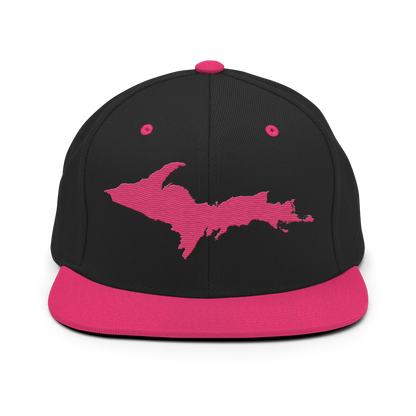 Upper Peninsula Vintage Snapback | Neon Pink