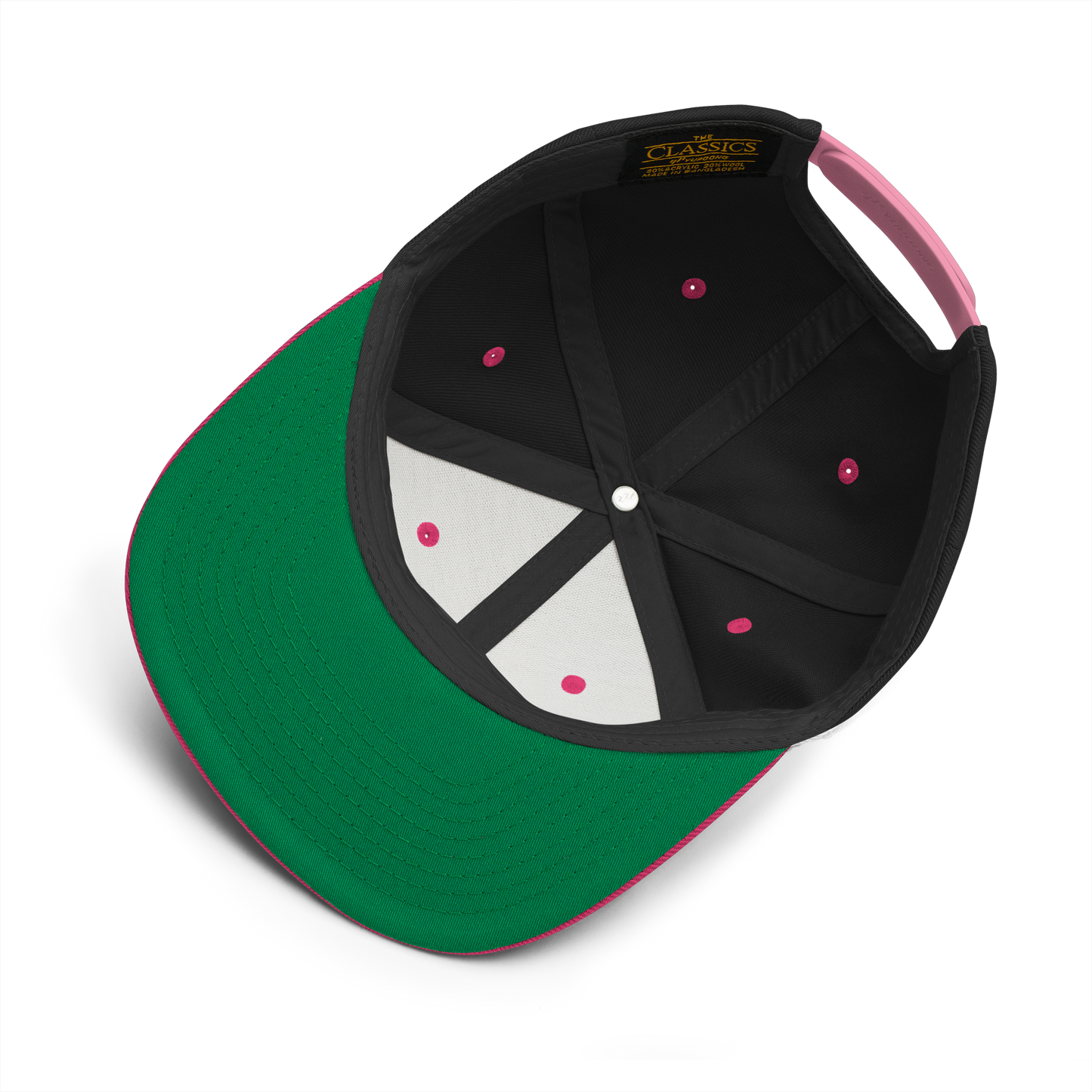 'Detroit Life' Vintage Snapback | Neon Pink