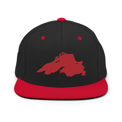 Lake Superior Vintage Snapback | Red