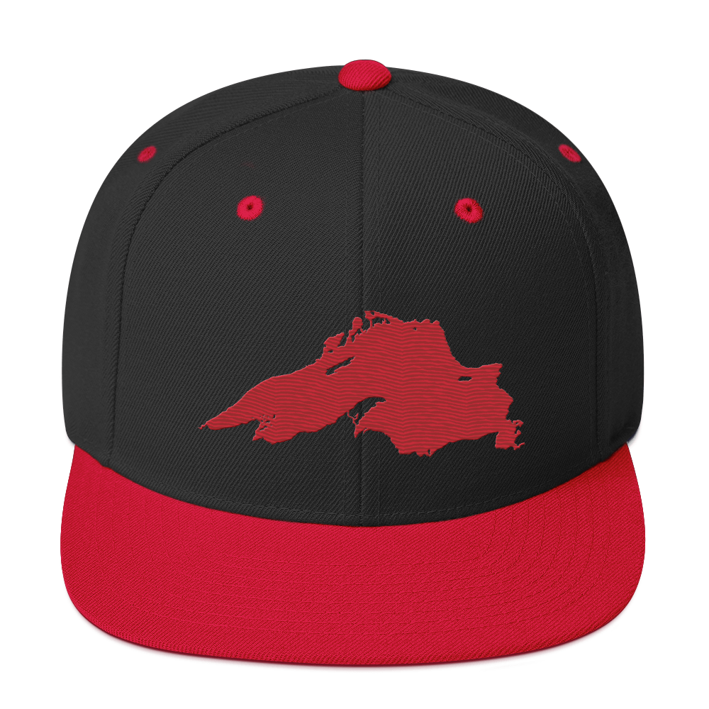 Lake Superior Vintage Snapback | Red