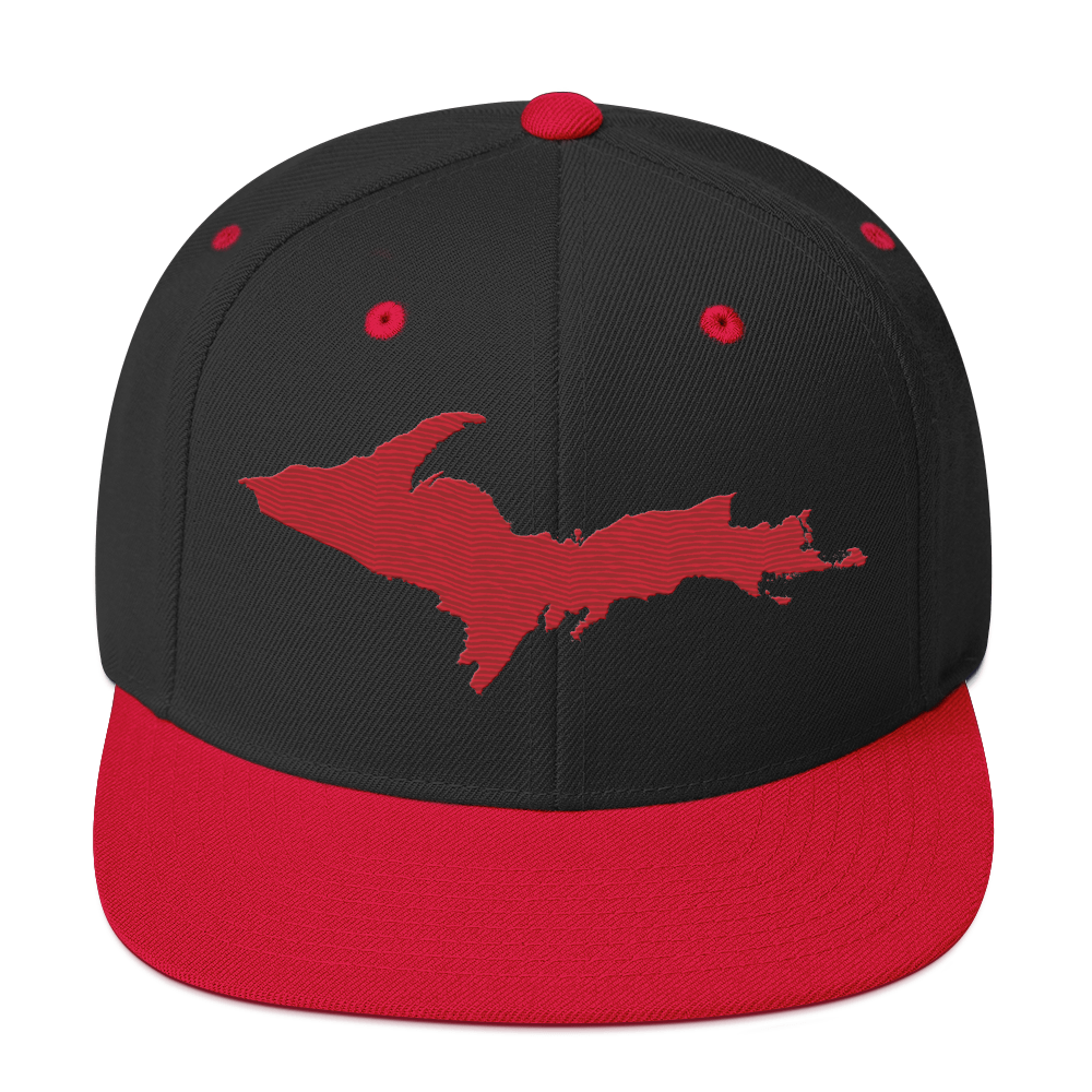 Upper Peninsula Vintage Snapback | Red