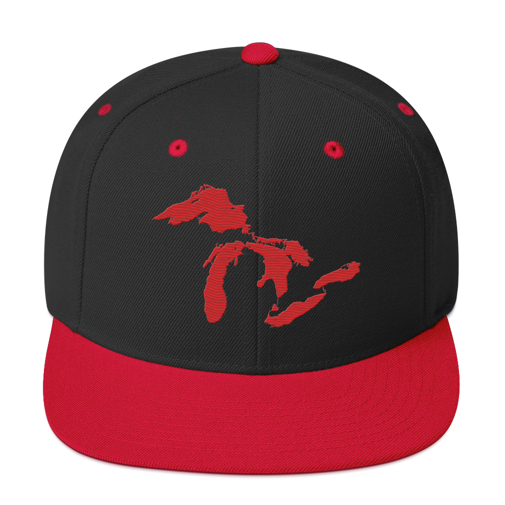 Great Lakes Vintage Snapback | Red