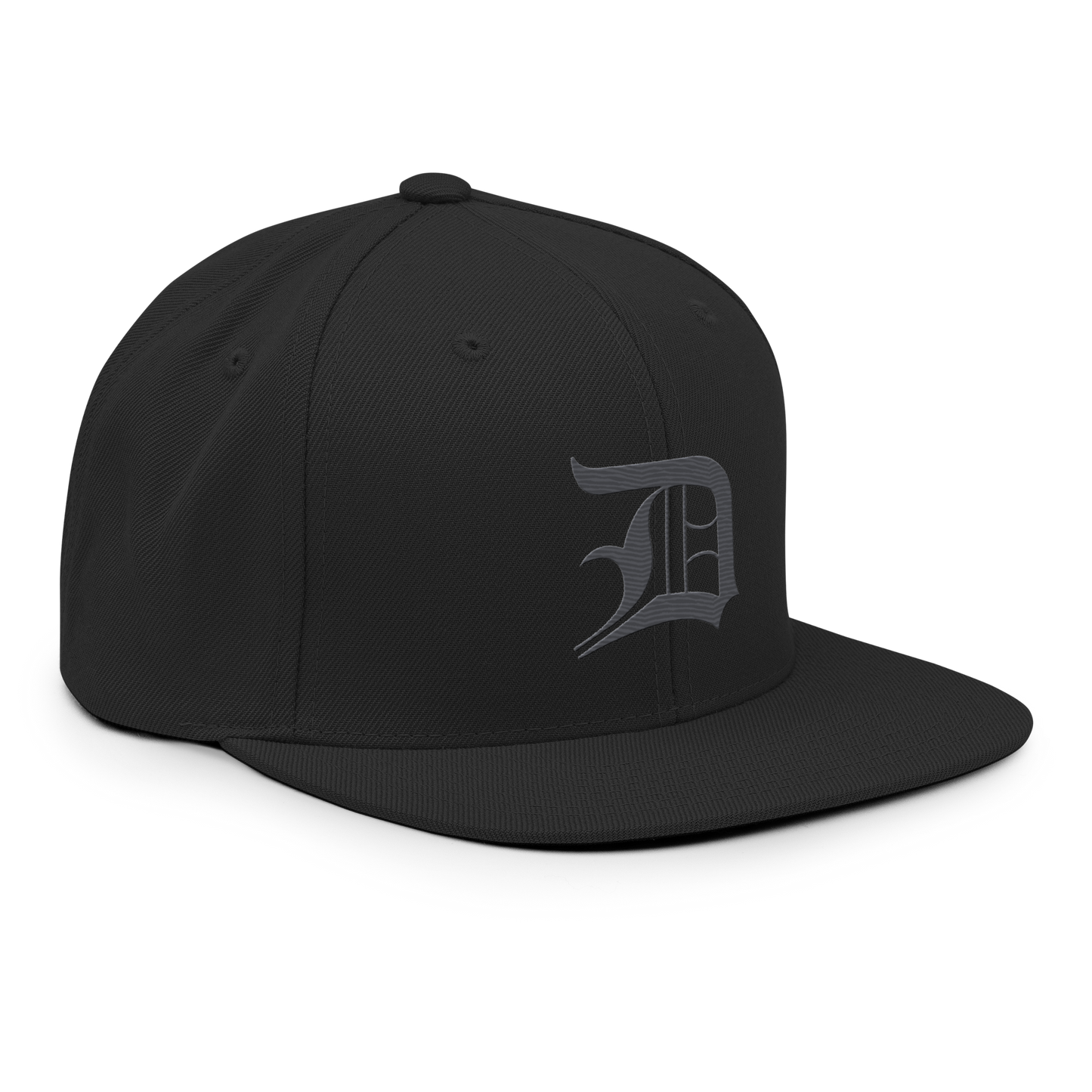 Detroit 'Old English D' Vintage Snapback (Iron Ore Grey)