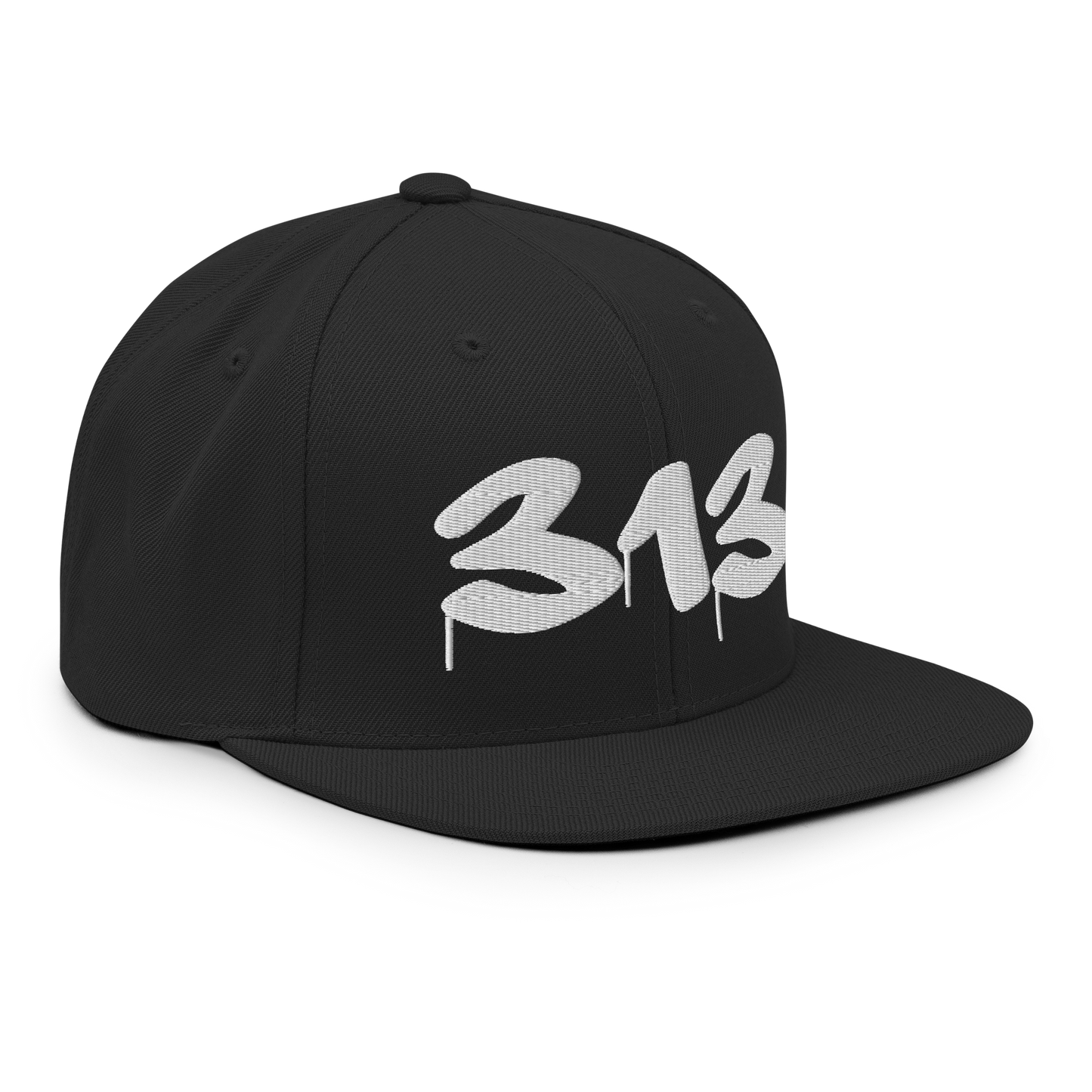 Detroit '313' Vintage Snapback (Tag Font)