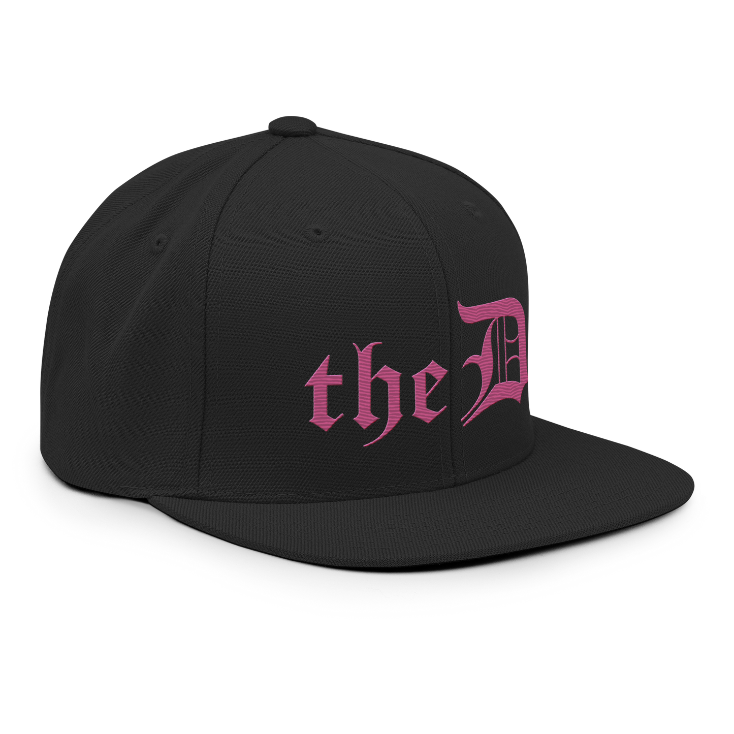 Detroit 'The D' Vintage Snapback | Apple Blossom Pink