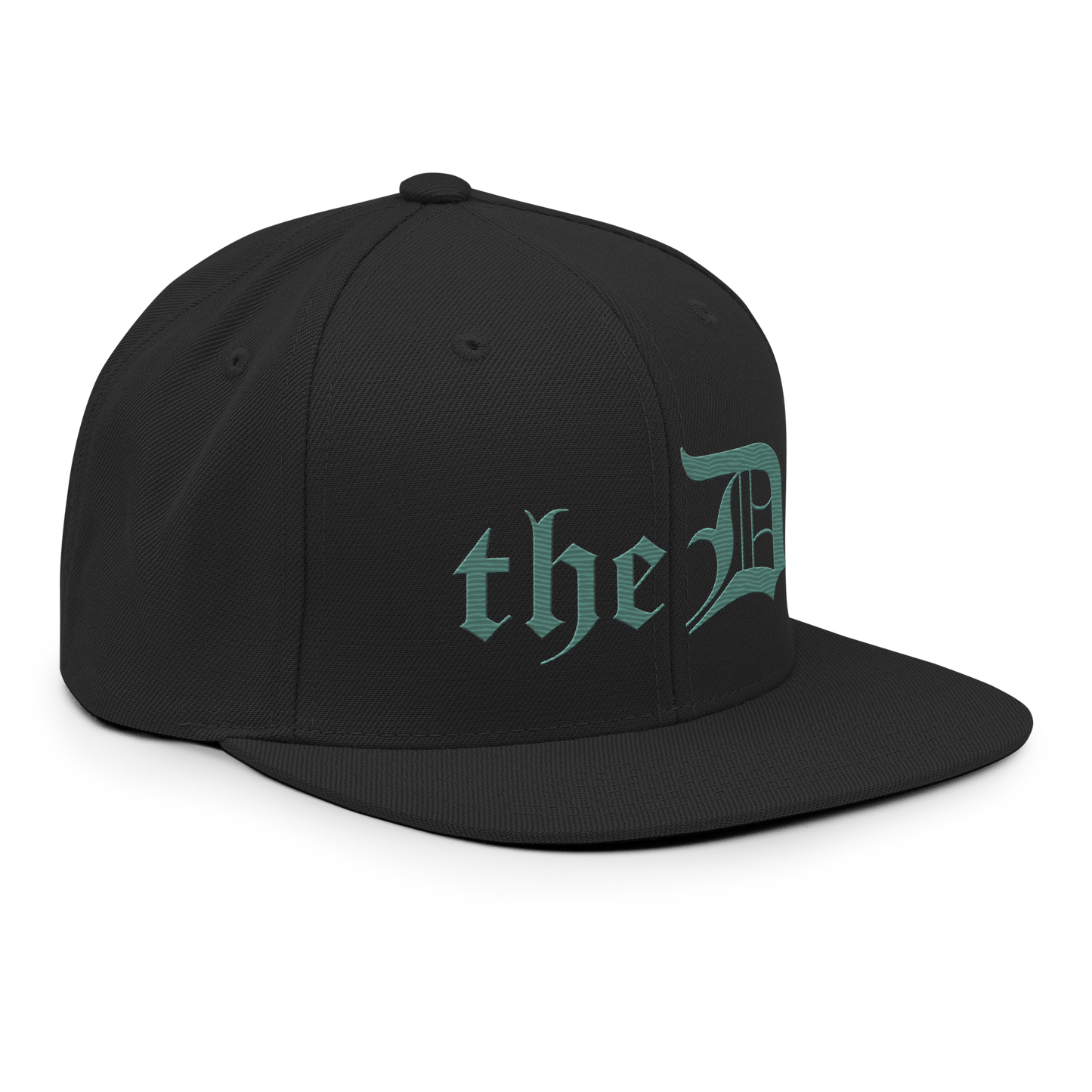 Detroit 'The D' Vintage Snapback | Copper Green