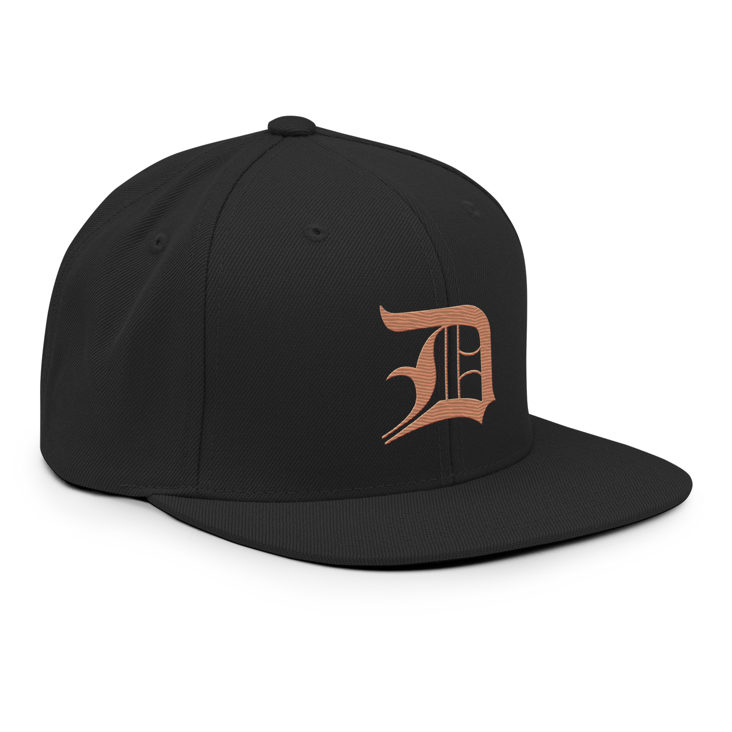 Detroit 'Old English D' Vintage Snapback (Copper)