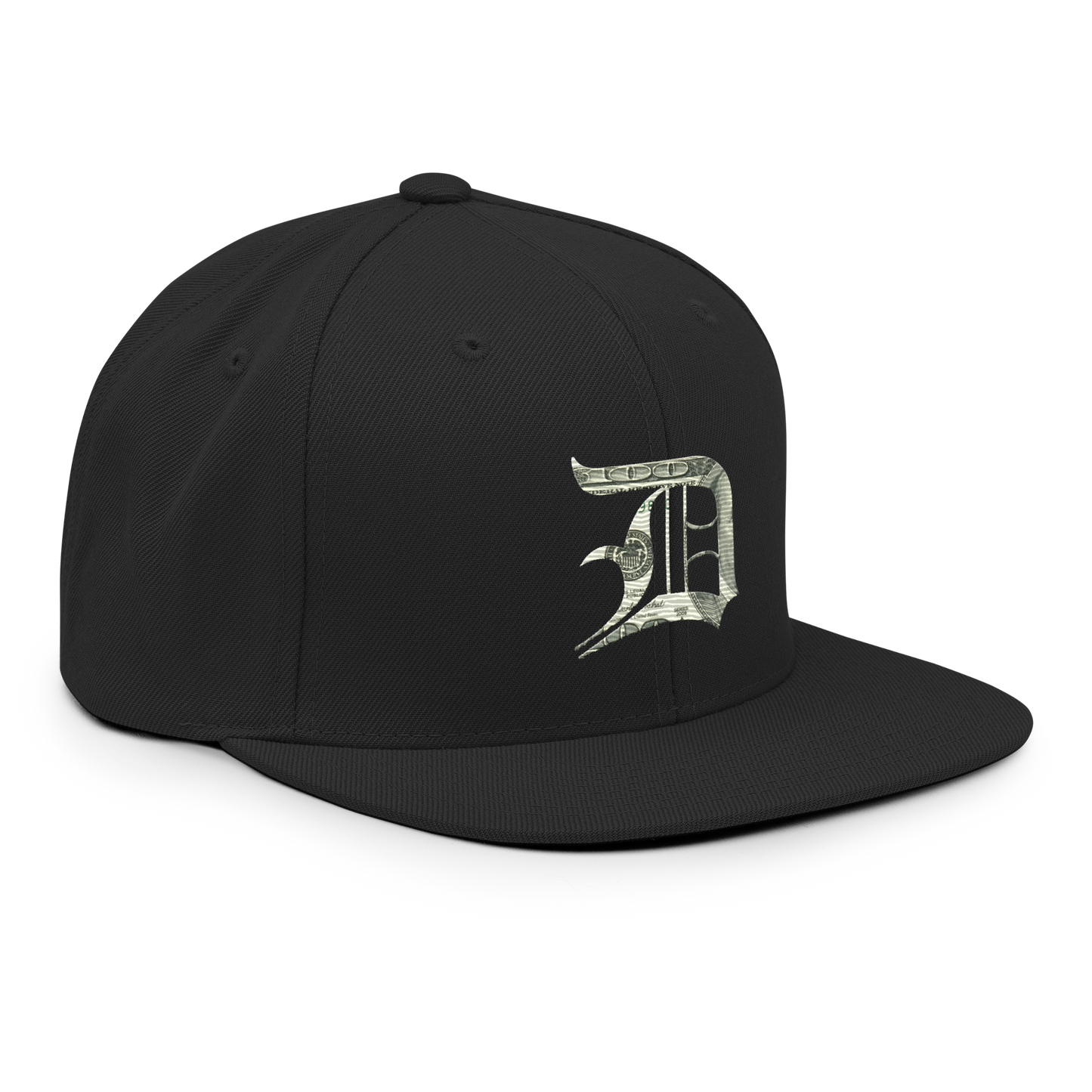 Detroit 'Old English D' Vintage Snapback (Benjamins Edition)