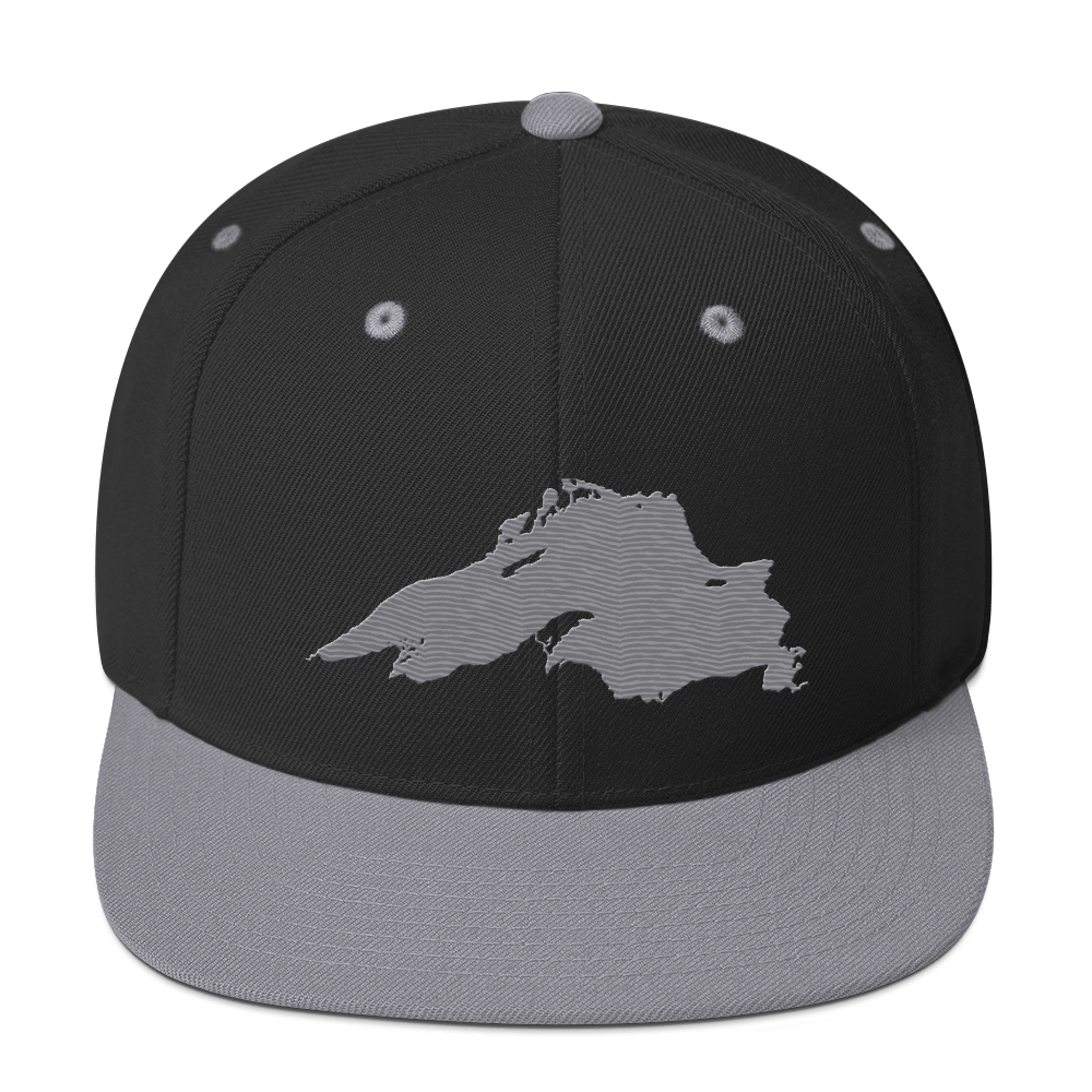 Lake Superior Vintage Snapback | Silver