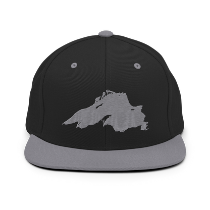 Lake Superior Vintage Snapback | Silver