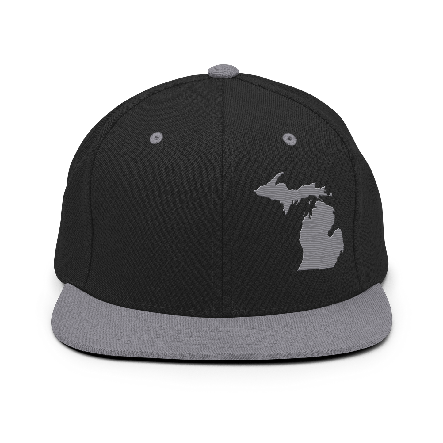 Michigan Vintage Snapback | Silver Outline