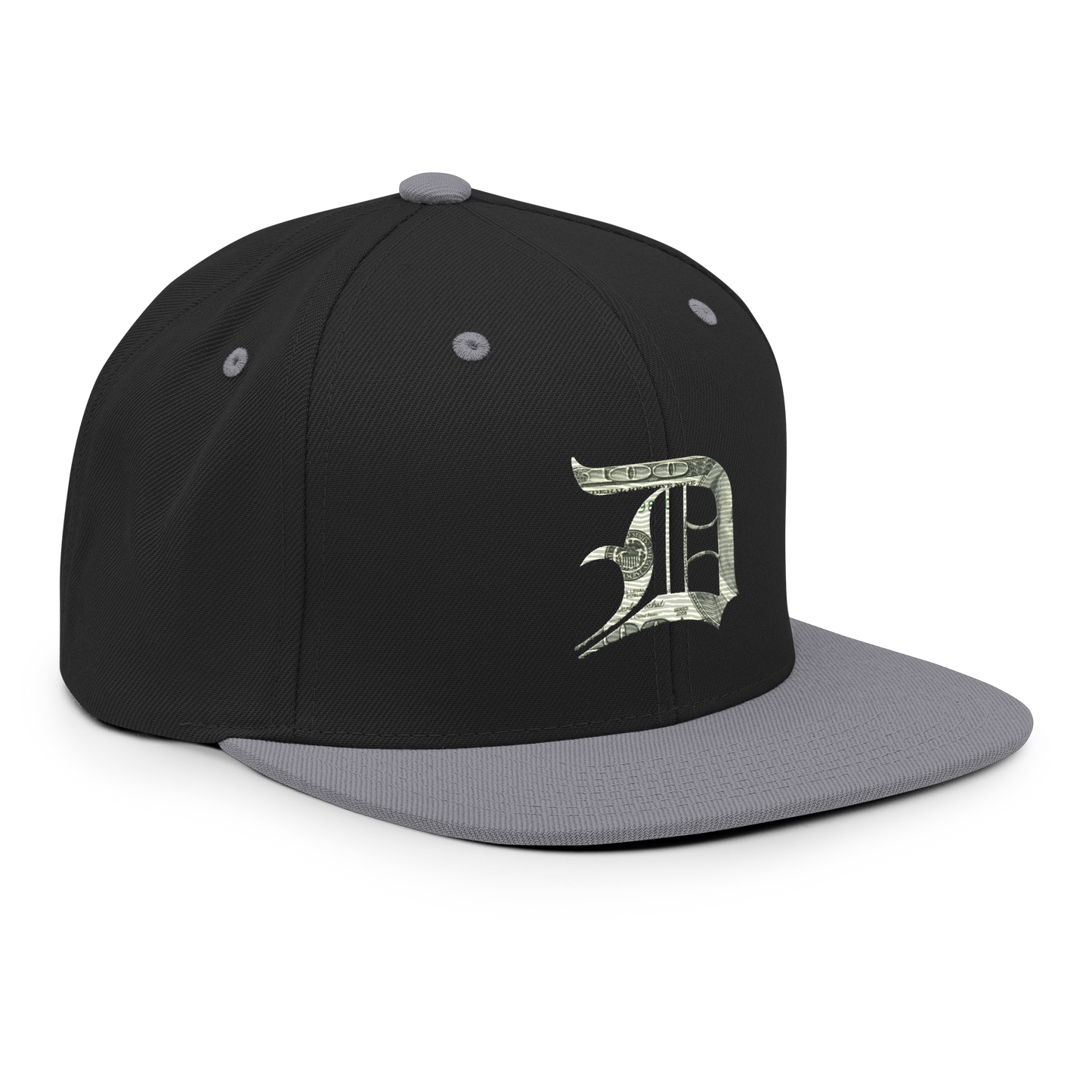 Detroit 'Old English D' Vintage Snapback (Benjamins Edition)