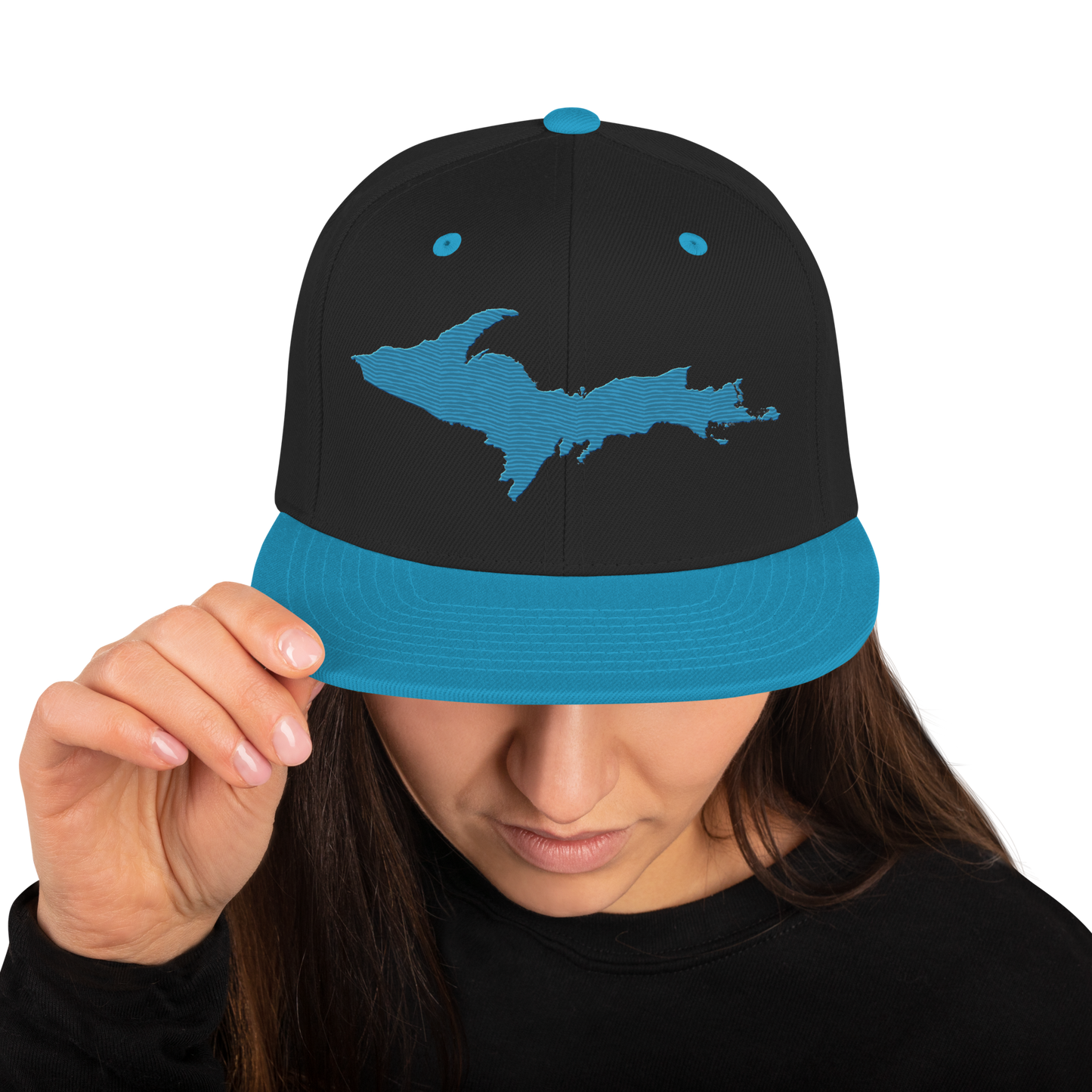 Upper Peninsula Vintage Snapback | Teal