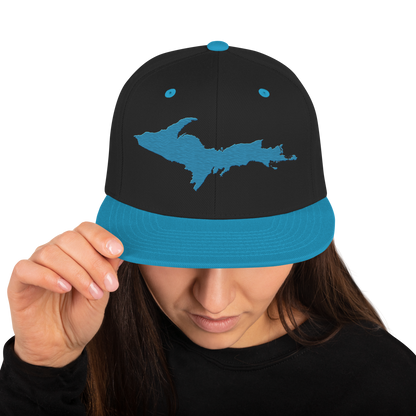 Upper Peninsula Vintage Snapback | Teal