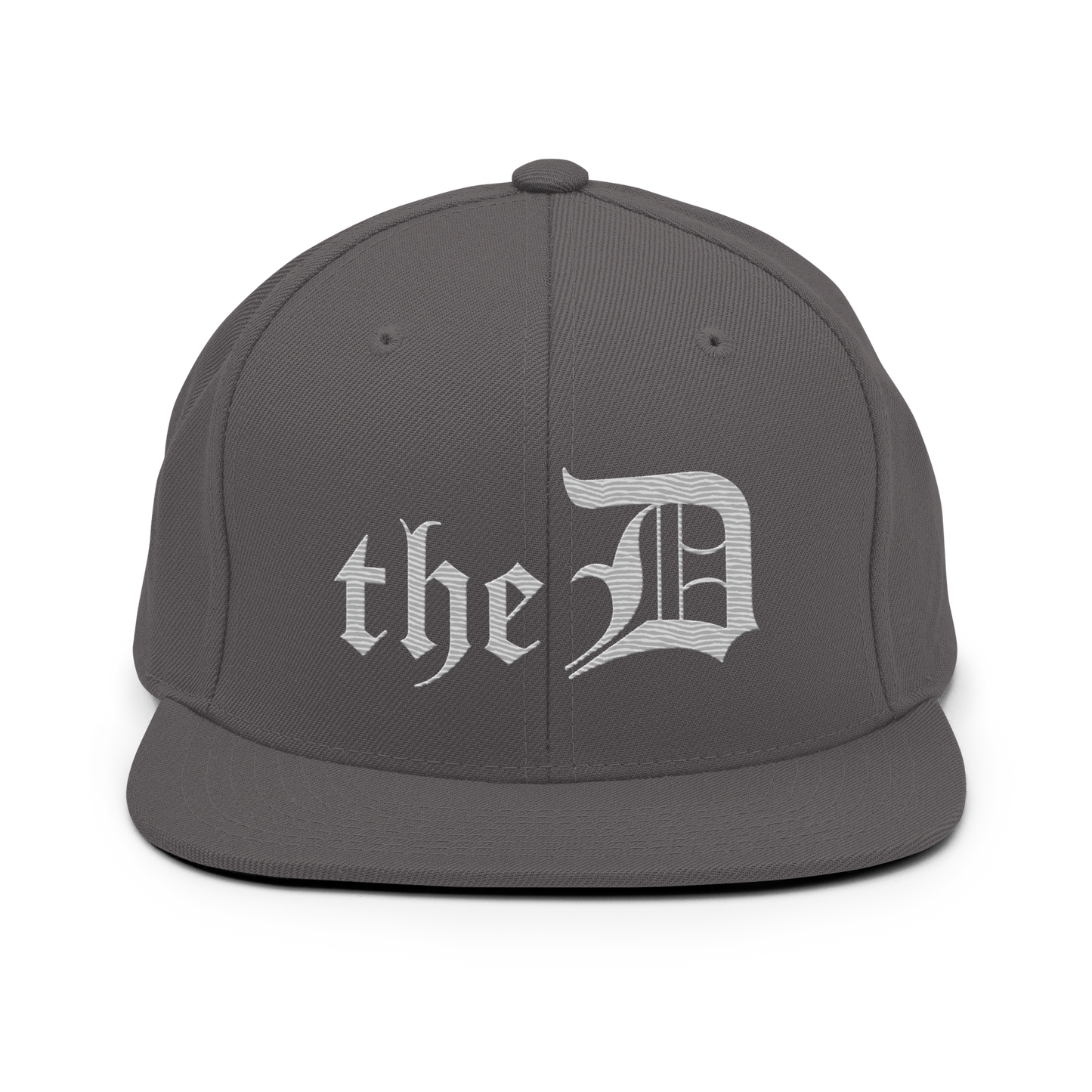 Detroit 'The D' Vintage Snapback | Platinum